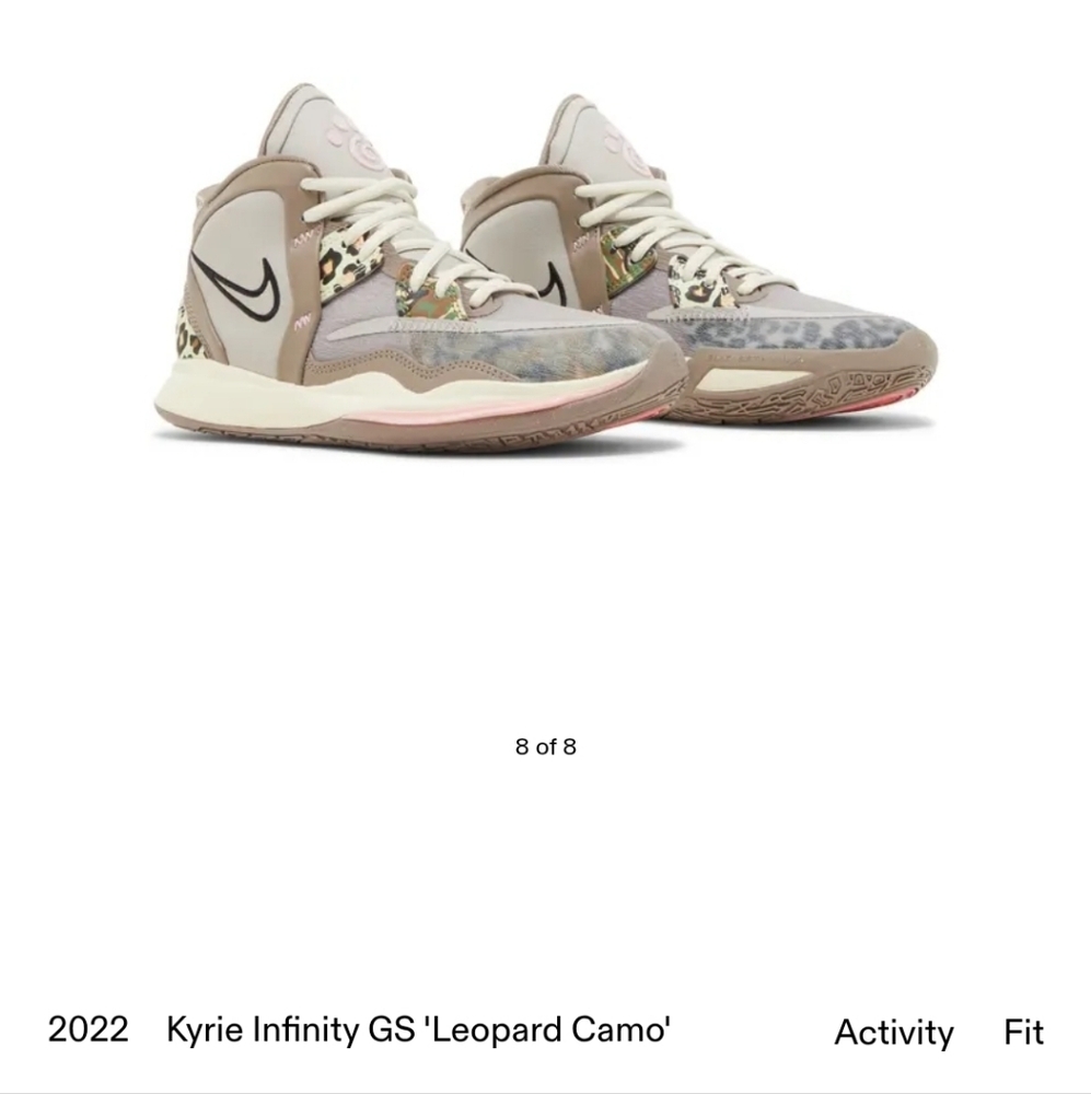 7y/w8.5 kyrie nike sneakers